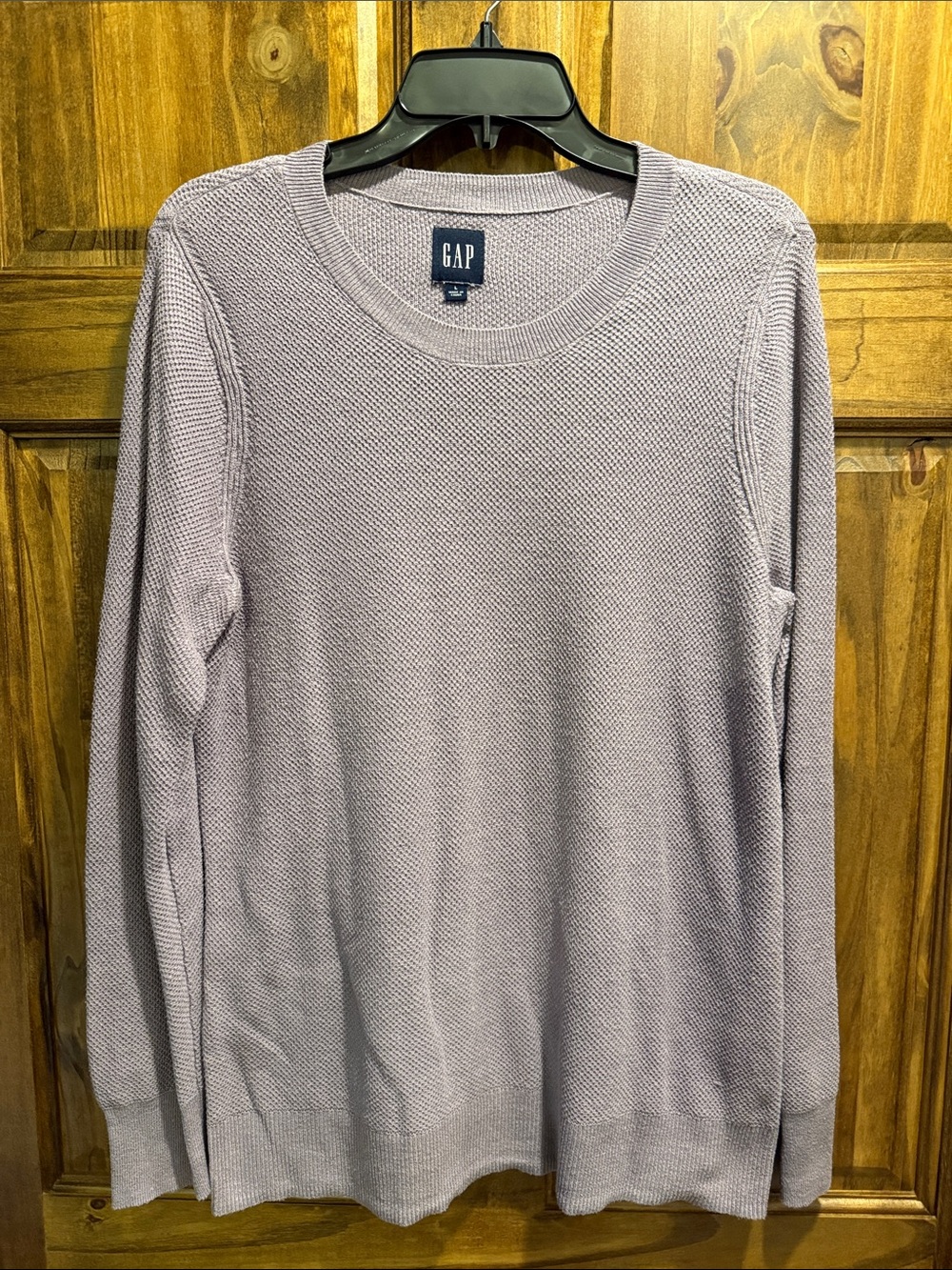 GAP Women’s Light Lavender Crewneck Knit Sweater